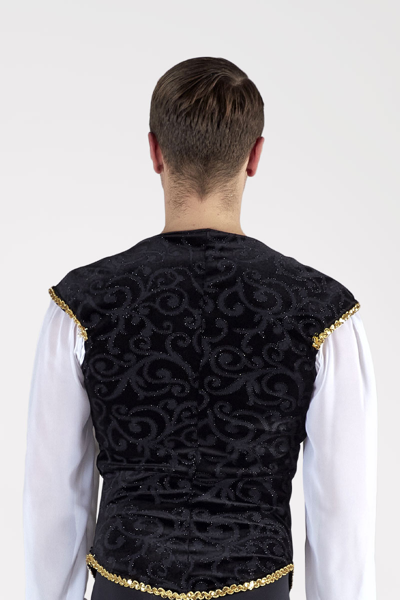 Casacca con Inserto Damascato