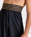 Pantaloni Larghi con Elastico in Vita