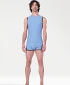 Maglia a Canotta con Elastici da Uomo