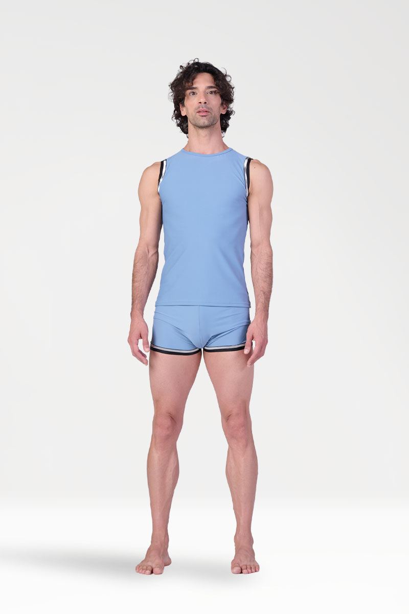 Maglia a Canotta con Elastici da Uomo