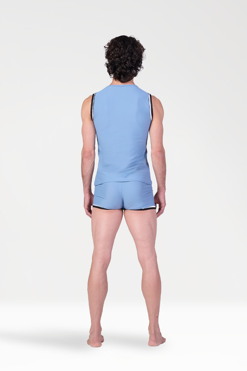 Maglia a Canotta con Elastici da Uomo