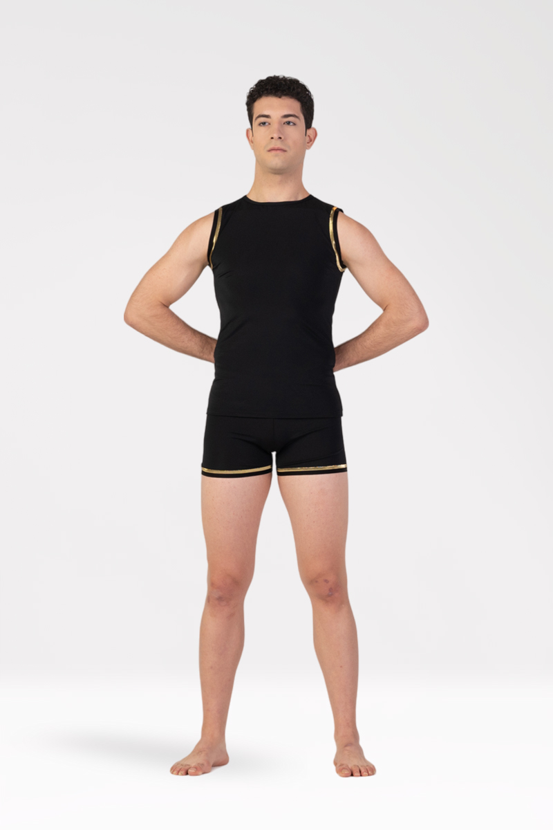 Maglia a Canotta con Elastici da Uomo