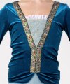 Casacca con Inserti allo Scollo
