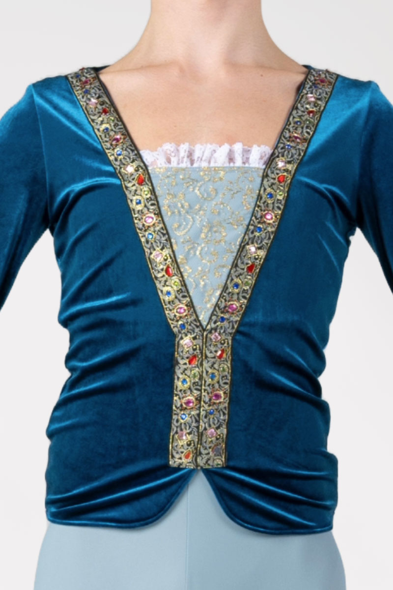Casacca con Inserti allo Scollo