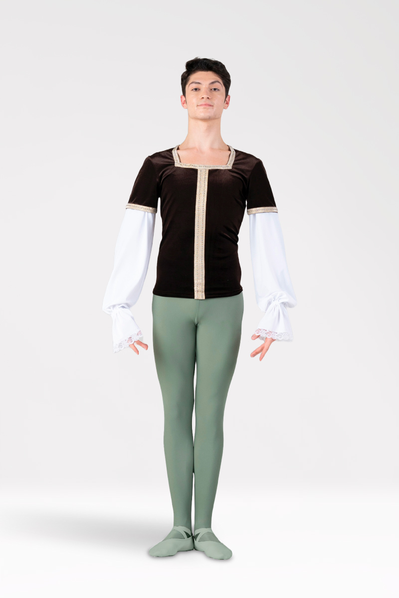 Casacca con Scollo Quadrato