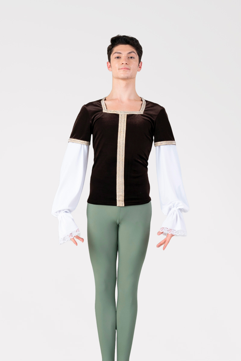 Casacca con Scollo Quadrato