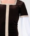 Casacca con Scollo Quadrato