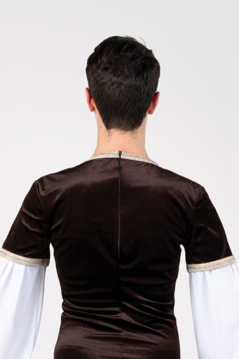Casacca con Scollo Quadrato