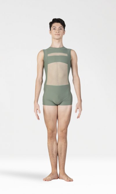 Tuta Short con Inserti in Rete