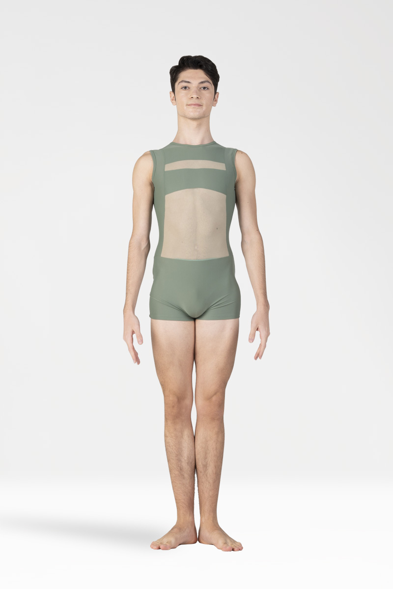 Tuta Short con Inserti in Rete