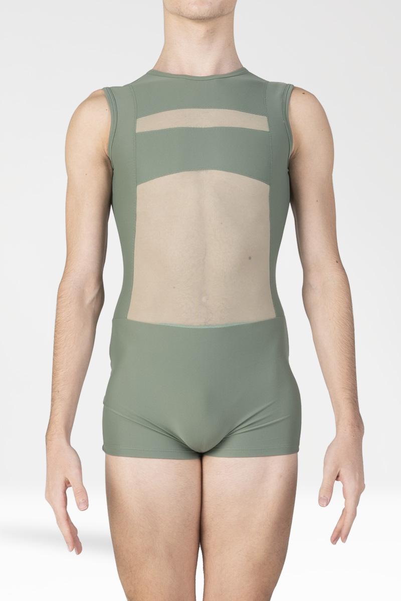 Tuta Short con Inserti in Rete