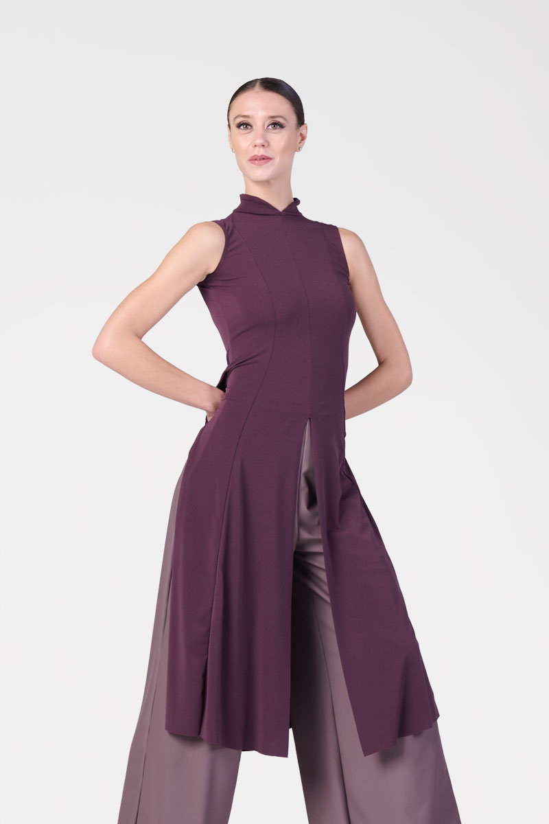 Vestito Mezza Coscia con Spacchi Laterali