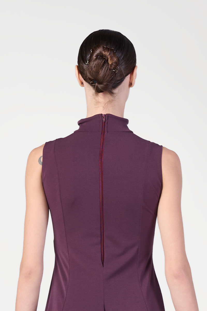 Vestito Mezza Coscia con Spacchi Laterali