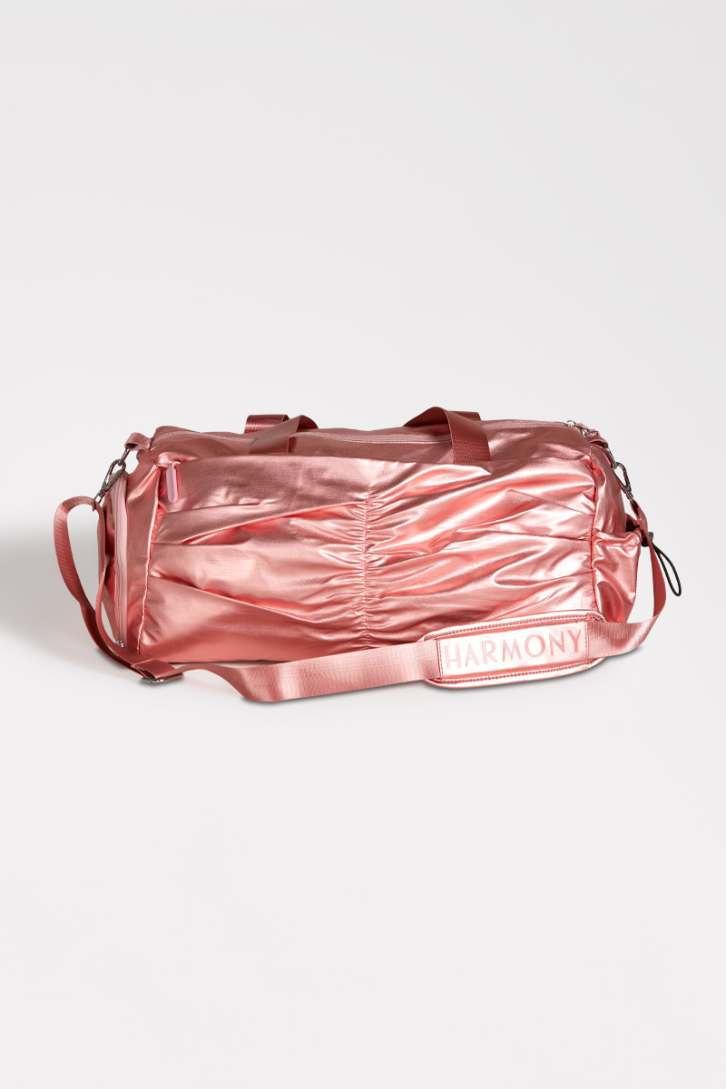 Borsone da Allenamento Rosa Metallizzato