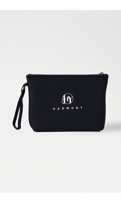 Pochette Nera con Logo