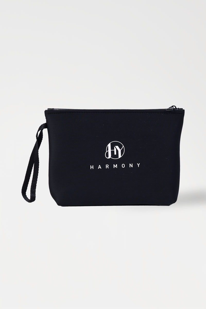 Pochette Nera con Logo