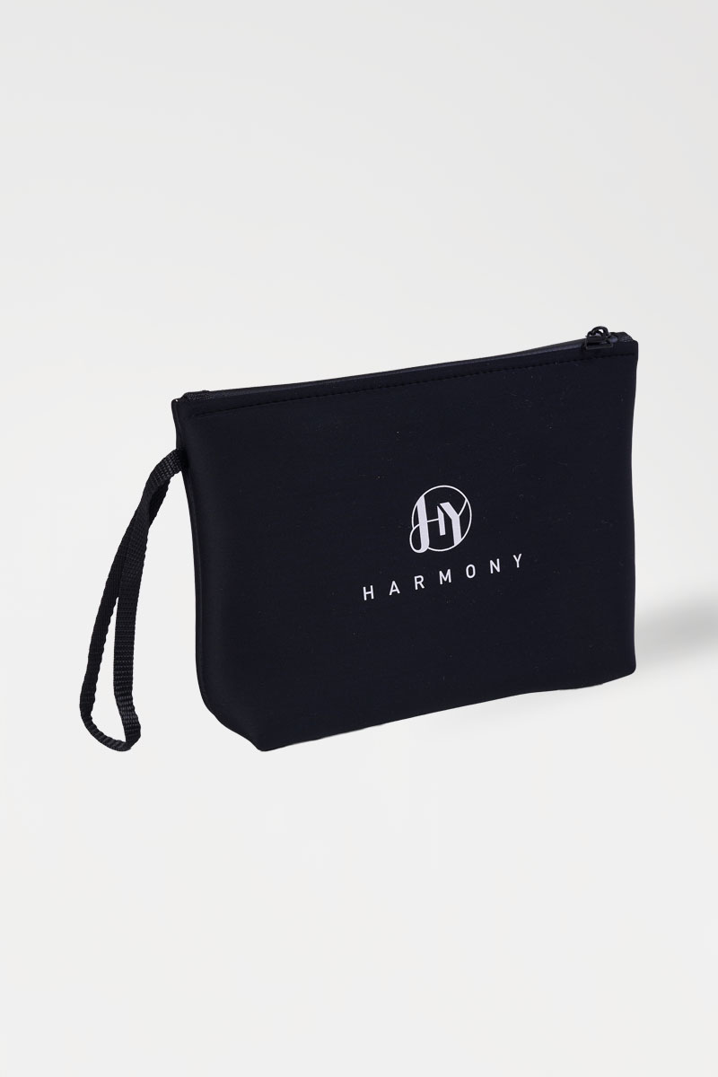 Pochette Nera con Logo