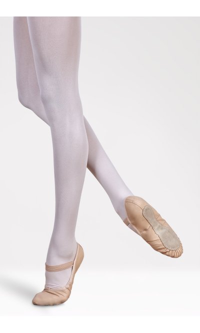 Pink Leather Demi-Pointe