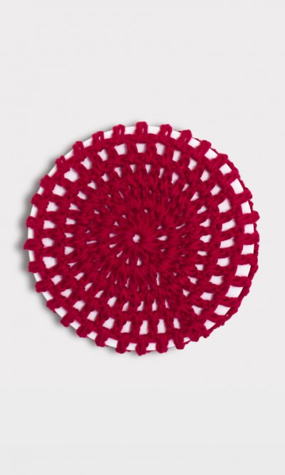 Coprichignon in Lana Bordeaux