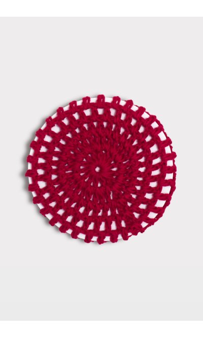 Coprichignon in Lana Bordeaux
