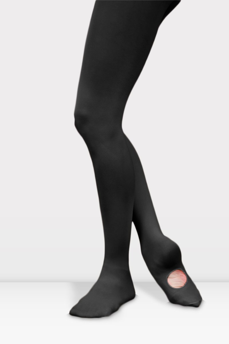 Black Microfibre Convertible Tights
