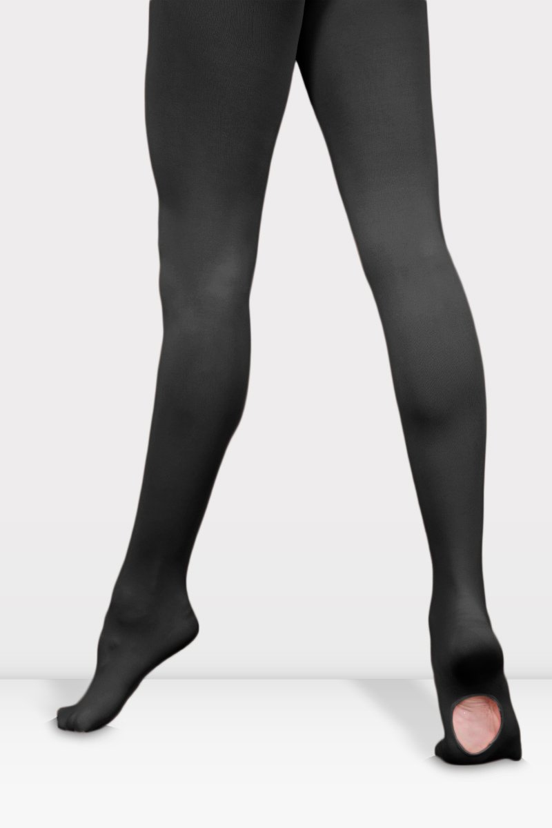 Black Microfibre Convertible Tights