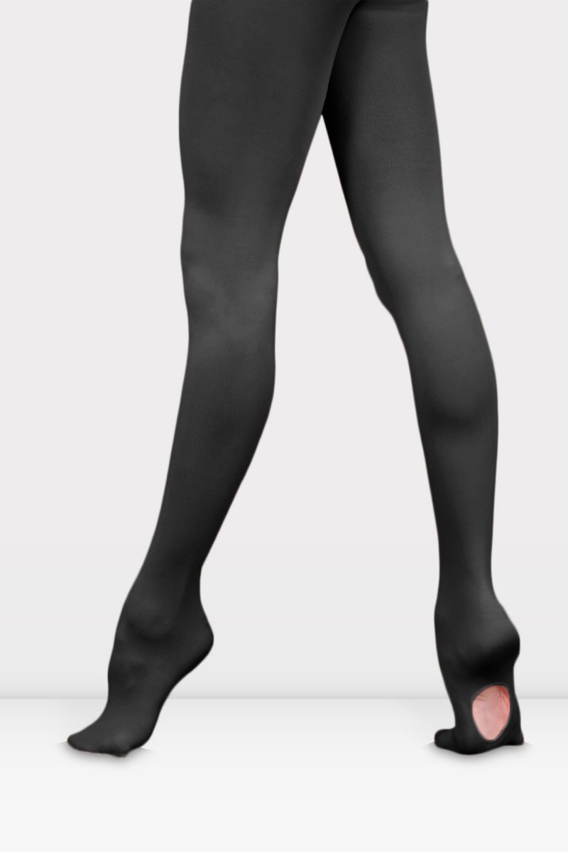 Black Microfibre Convertible Tights
