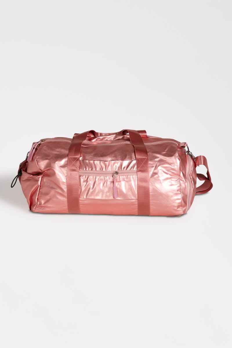 Pink Metallised Training Bag