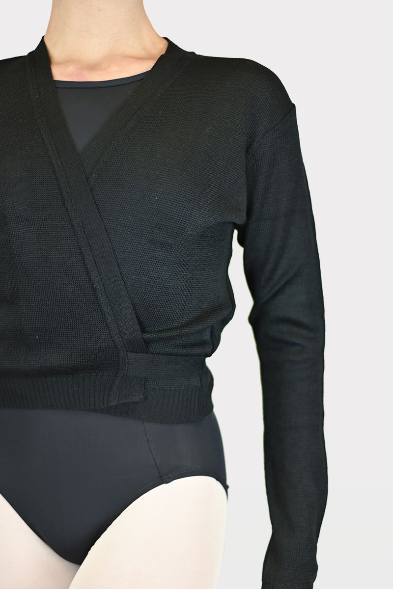 Black Wool Short Jumper