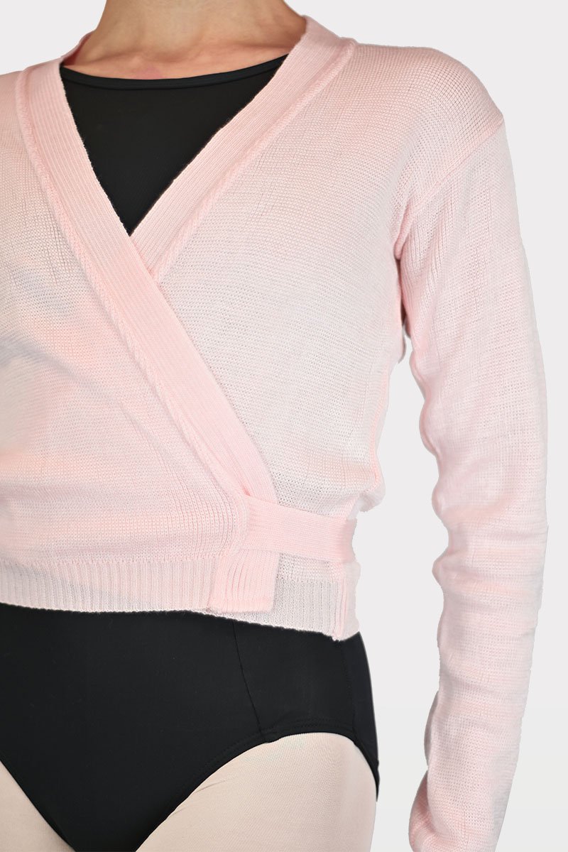 Pink Wool Short Jumper for Woman