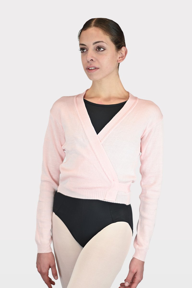 Pink Wool Short Jumper for Woman