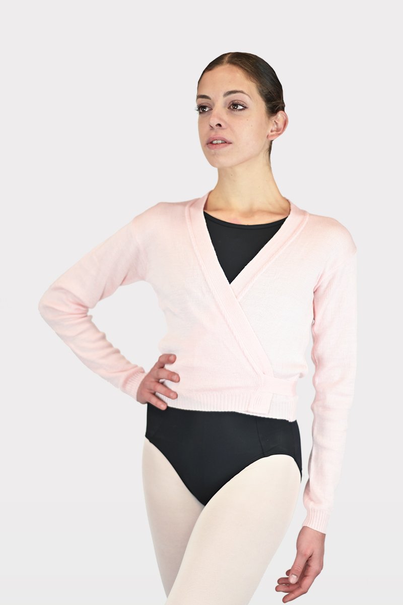 Pink Wool Short Jumper for Woman