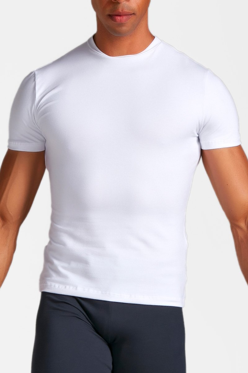 Maglia con Manica Corta e Pistagna da Uomo