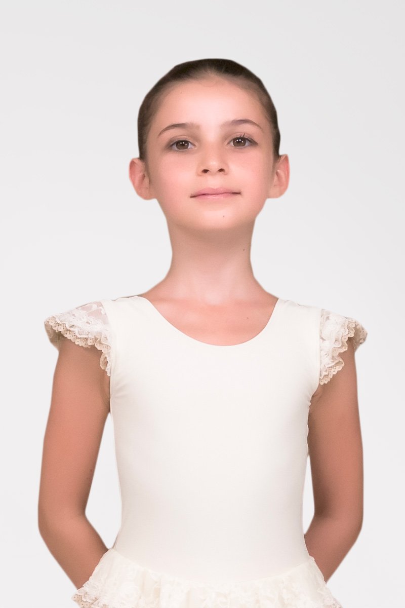 Leotard with Ruffle Skirt