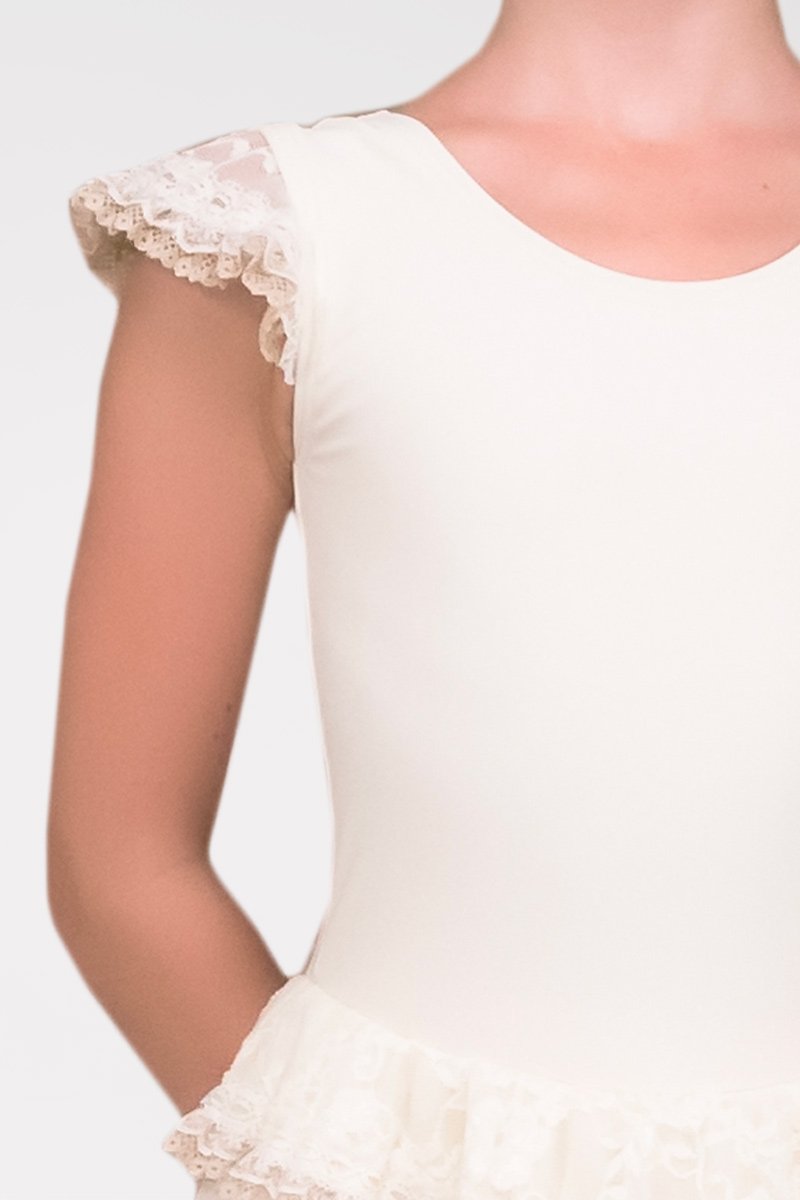 Leotard with Ruffle Skirt