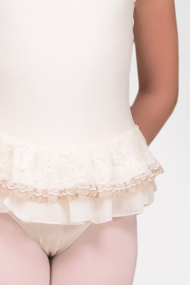 Leotard with Ruffle Skirt