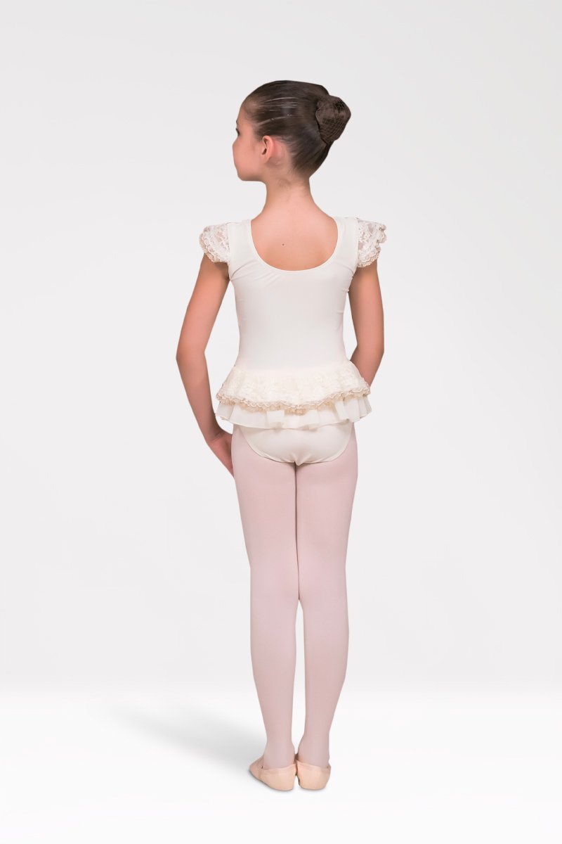 Leotard with Ruffle Skirt