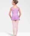 Tank Leotard with Short Skirt and Bow