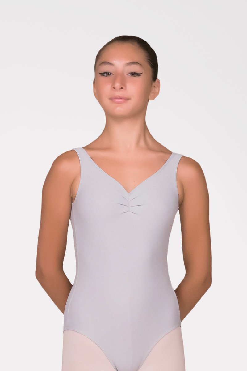 Tank Leotard with V Neckline