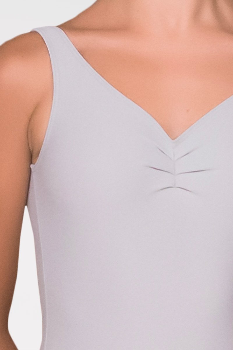 Tank Leotard with V Neckline