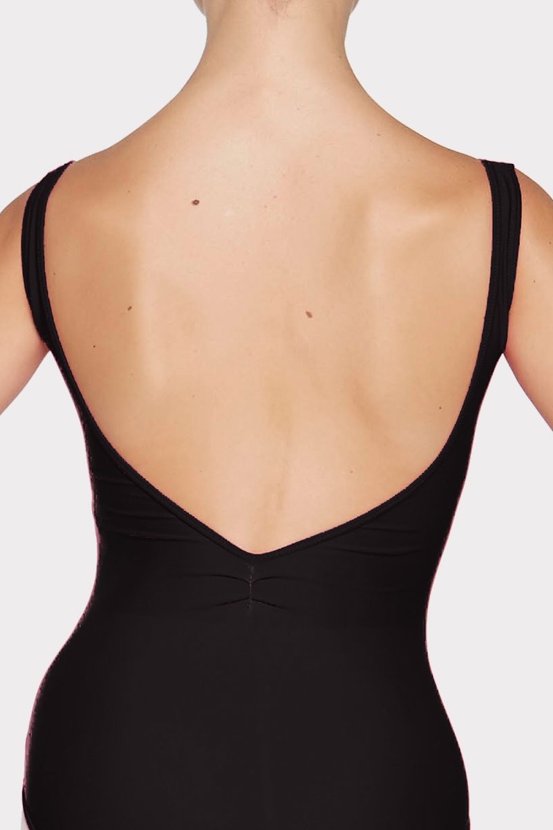 Tank Leotard with V Neckline