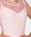 Tank Leotard with Lace Inserts
