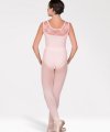 Tank Leotard with Lace Inserts