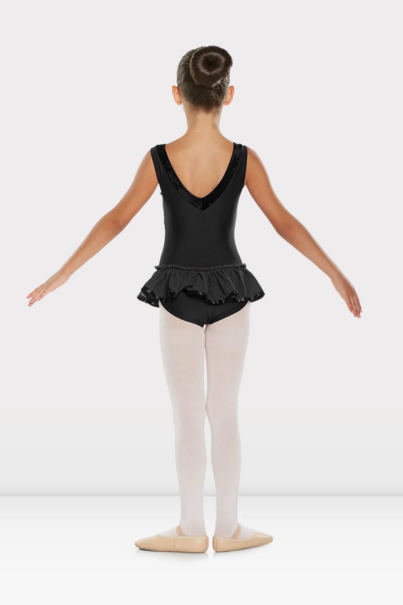 Tank Leotard with Velvet Bands