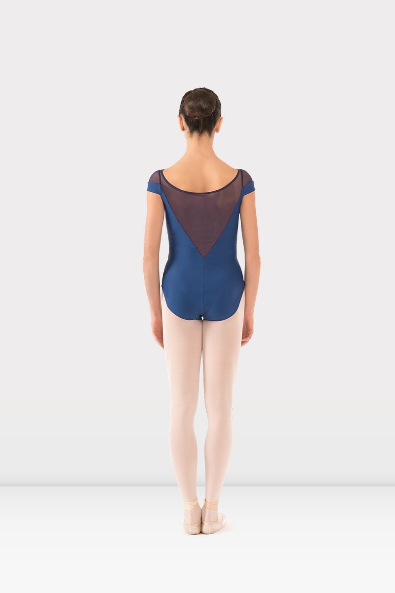 Leotard with Back V Neckline
