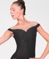 Leotard with Back V Neckline