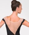 Leotard with Back V Neckline