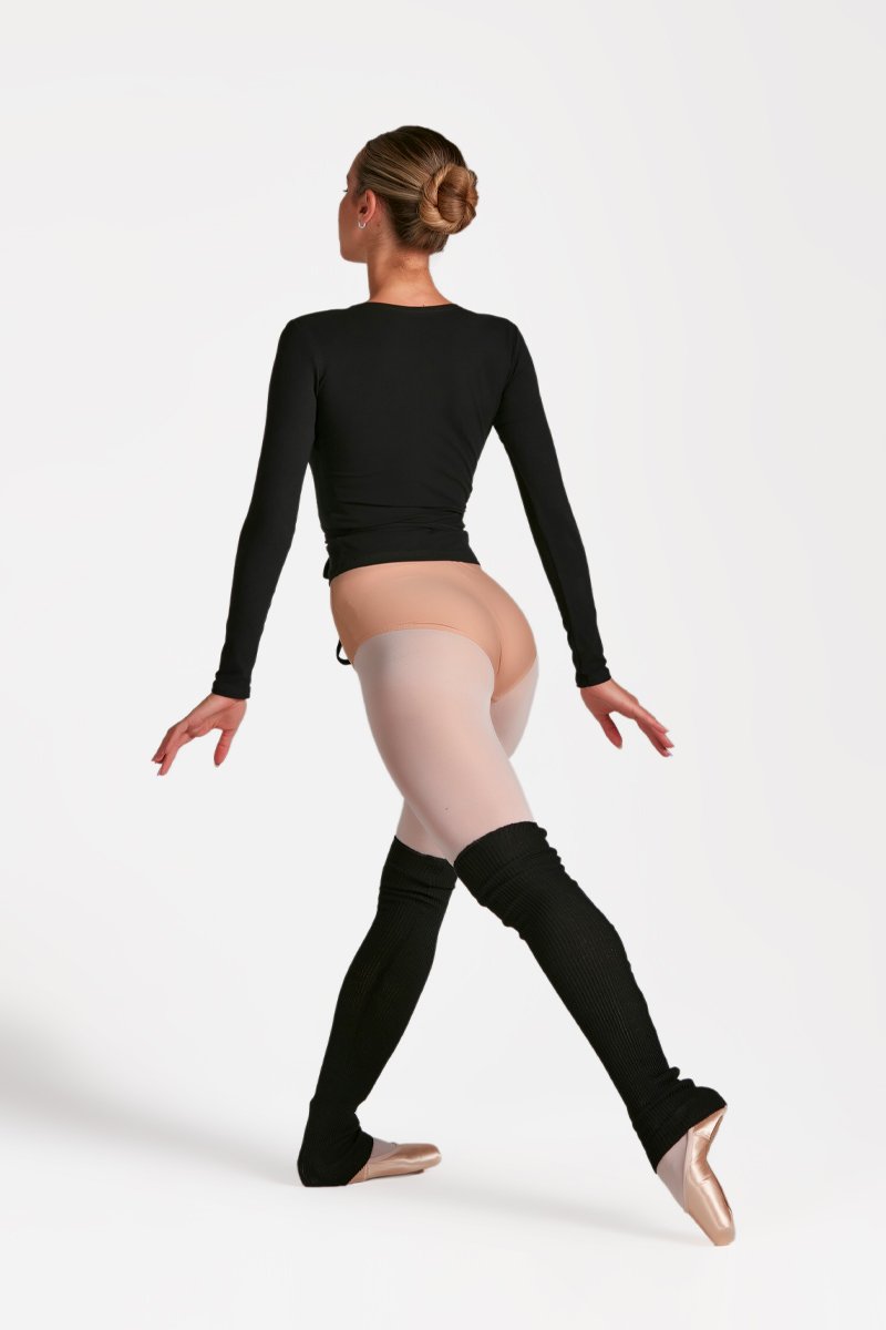 75 cm Black Wool Legwarmers